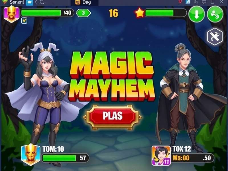 Intense Combat in Mysore Magic Mayhem Mysore Magic Mayhem Champions Combat Screen